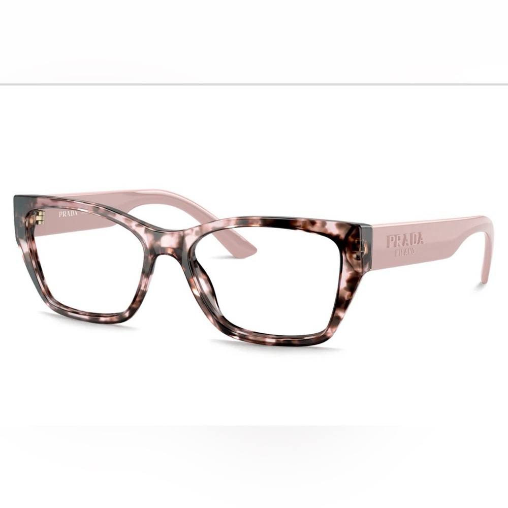 Prada eyeglass frames in orchid tortoise. Gently and rarely used. +Case/cloth